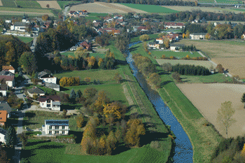 Blick auf Matzleinsdorf vom Weißen Stein