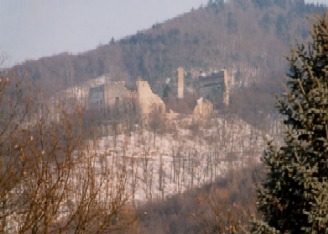 Ruine Zelking im Winter